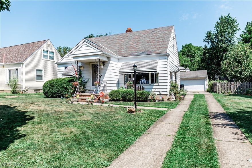 Great Location In Old Brooklyn!! Move in READY!!! This Home features 4 bedrooms 3 bathrooms and Spacious Living room. Partially Finished Basement, office and rec room. Hardwood Floors under Carpets on main Floor and Hardwood  in bedrooms upstairs.  This home has a Ton of Space and Storage Galore!!! Newly remodeled Half Bath upstairs. Electric box Updated 3 years ago. 3 Minute walk to Oak Park,  Minutes from the zoo, And right off 480!!!