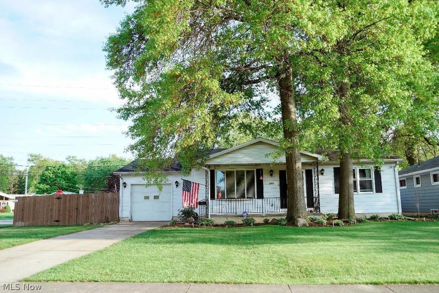 MUST SEE this 2 bedroom, 1.5 bath ranch with full basement and 1 car attached garage. Many updates including updated full bath with new shower/tub and toilet 2018, interior doors and trim 2017, Pergo flooring in the living room 2015 and vinyl flooring in bath and kitchen 2017. All appliances stay. Half bath in basement with new toilet 2018. New Formica counter tops, kitchen sink and tile backsplash 2017. Sliding glass door new 2016. 6 foot treated cedar privacy fence with gate 2014. Motivated sellers!