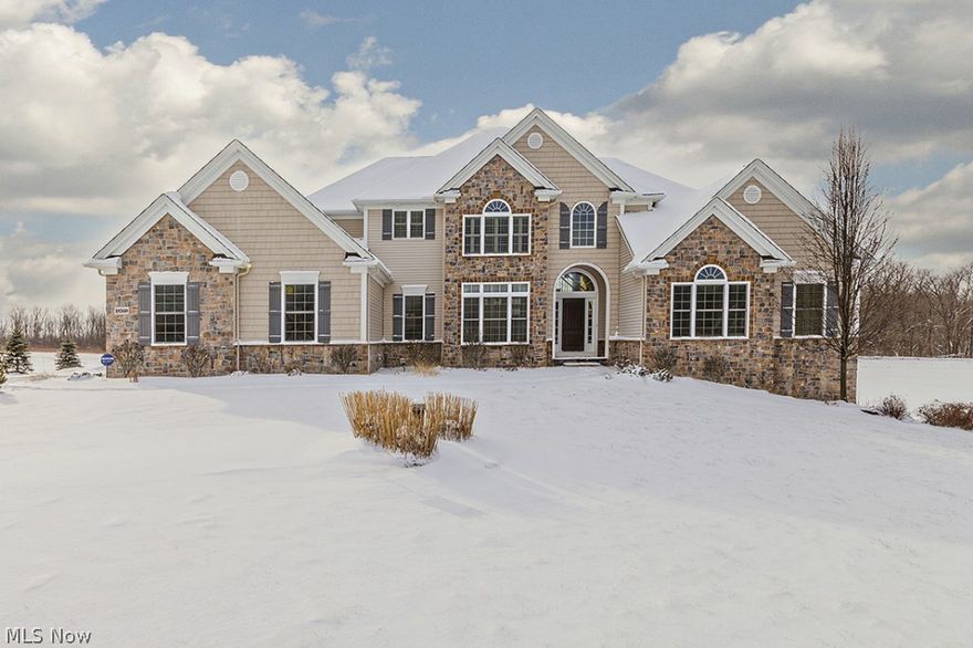 Phenomenal Home has it all- Two story Great Room with wall of windows- Hearth Room full stone fireplace- Fabulous Kitchen- 2 islands- granite- Stainless steel- 6 Burner Stone- vegetable sink- open & airy to Hearth room and Great Room. Romantic Master with Granite double vanities- separate water closet- Library with built ins- fully Finished Walk Out Lower level- lots of Windows- Fireplace- full bath- media room- bedroom- very large & beautifully done. Professional landscaping and a cute shed- This home is one of the finest- loads of closets and storage space also- Pristine Condition.