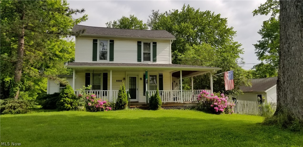 Check out this country home offering over 5 acres for the most fun you can have with your boots on. This home has 4 bedrooms, 1.5 baths. This is a country farmhouse with a wraparound porch. There is a detached garage close to the home and also a 30 x 48 insulated over-sized steel Morton Building with three bays, 5 horse air compressor stays. Easy access to I-90. Schedule your appointment today so we can help you say yes to the address!