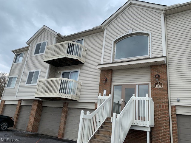 Welcome Home to Brookledge Commons! Dont miss this sunny 2 bedroom 2 full bath open concept condo. Fully applicant kitchen with breakfast bar opens to the great room with sliders out to a patio. Down the hall you will find a large guest bath. The primary bedroom has a full bath and walk in closet and the second bedroom is a great size and also offers plenty of closet space. In unit washer and dryer hookups plus a one car garage space attached to the building! The condo community offers a lovely common area with a swimming pool, club house, fitness center, and coin operated laundry. Conveniently located near all Cuyahoga Falls has to offer! All adult occupants must fill in an online application that runs credit, criminal and eviction history, as well as income verification. 600+ credit, 2.5X income to rent, no eviction history. Tenant pays all utilities. No Section 8, No smoking. Pets on a case by case basis with additional pet rent and pet fee.