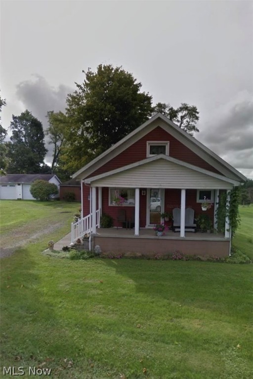 Take a look at this Cape Cod home sitting on 6 parcels for a total of 1.5 acres of flat yard that is perfect for all your outside needs. In this updated home you will find an eat-in kitchen with island sitting and updated painted cabinets, backsplash, and new flooring. The living room is large with hardwood flooring. Main floor laundry with stack washer and dryer to stay with the home and a main floor full bath keeps everything conveniently located on the main floor. Upstairs you will find 2 additional bedrooms with hardwood flooring. There is a full basement with plenty of storage for all your needs. The 2-car garage has electric and concrete flooring along with 2 additional storage sheds for all your extras! The exterior has ornamental trees and flowering shrubs, along with many perennials to have color blooming all summer. East Guernsey LSD. No mineral rights.