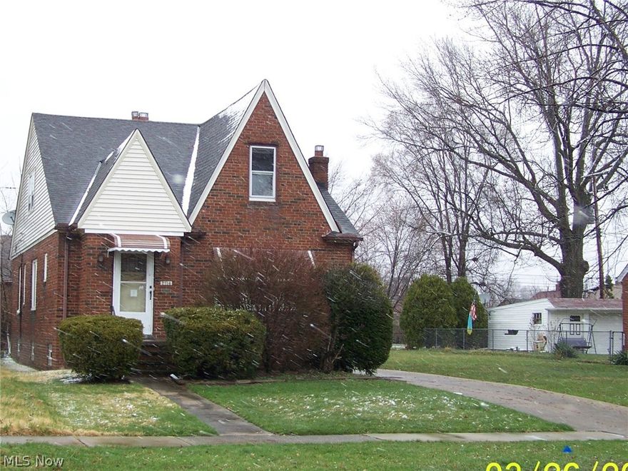 Are you looking for a quality home with loads of potential and an opportunity to make it your own? Here you are! Bring this brick Tudor back to it's glory days! This home has two parcels and a two car garage! H20 tank was replaced within the last two years; vinyl windows and roof are approximately 22 years old. Hardwood floors throughout! Fabulous space on second floor that could make for a huge master suite or two bedrooms and a bathroom. The light & bright  basement has glass block windows and separate rooms for storage. Bring your HGTV ideas and consider the possibilities! Awesome Parma location---close to I-77; I-480; shopping and MORE!