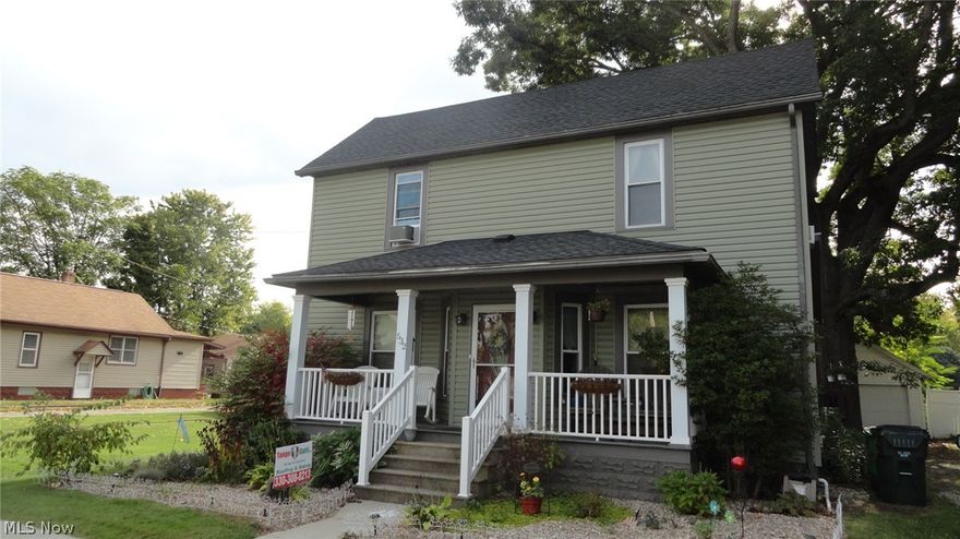 Charming vinyl sided 3 bedroom, 2 story home.  Natural woodwork throughout.  Crown molding in the living room.  Oak kitchen includes the appliances.  First floor office and full bath.  Vinyl replacement windows throughout.  10 X 8 & 12 X 8 decks.  Vinyl sided 2 car garage.  8 X 8 storage shed.  Updates throughout include-new roof in 2015, new vinyl siding in 2015, remodeled bath in 2000, remodeled Strasburg kitchen in 2000 and more.  The taxes reflect the seller receiving a homestead credit of $392.40 annually.