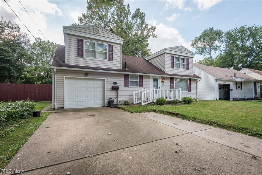 Convenient Location!! Great 3 bedroom 2 full bath home with a private park like fenced rear yard. Features include an attached garage, spacious first floor family room with patio doors leading to the rear deck, formal living & dining room, tile flooring in the kitchen, newer stainless steel stove & fridge, full basement, spacious second floor bedrooms & second floor full bath with double sinks. (Washer, Dryer, Stove, & Refrigerator 2016). (Dishwasher 2012, Microwave 2017, Hot Water Tank 2018).