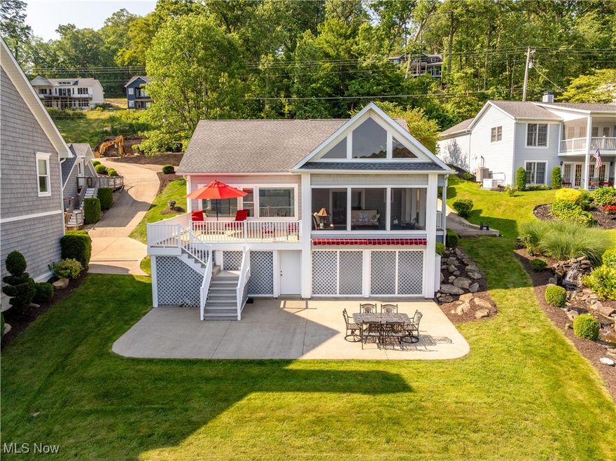 Lakefront cottage offers the perfect blend of cozy charm and functionality for a lake retreat featuring 3 bedrooms and 1 bath. Tucked just steps from the water, this home features a screened-in porch, deck, and lakeside patio, ideal for relaxing or entertaining with unobstructed lake views. Inside, enjoy a bright layout, a bathroom with laundry, and an easy-care kitchen. The property includes its own driveway and private dock, offering convenient access and water toys of your own. This weekend retreat (no short term rentals) adds unbeatable value to your lakefront lifestyle. Experience life at Lake Mohawk, a private, gated community with a 500-acre unlimited horsepower lake, 3 beaches, golf, clubhouse, and more.