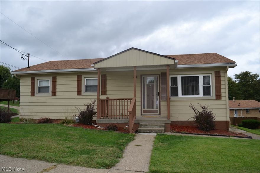 HOME SWEET HOME!  You'll love this 3 BR, 1.5 bath ranch home on Weirton Heights. Beautiful hardwood flooring in the LR and bedrooms. Bright, spacious kitchen and finished recreation room with gas fireplace. Fenced back yard with deck.