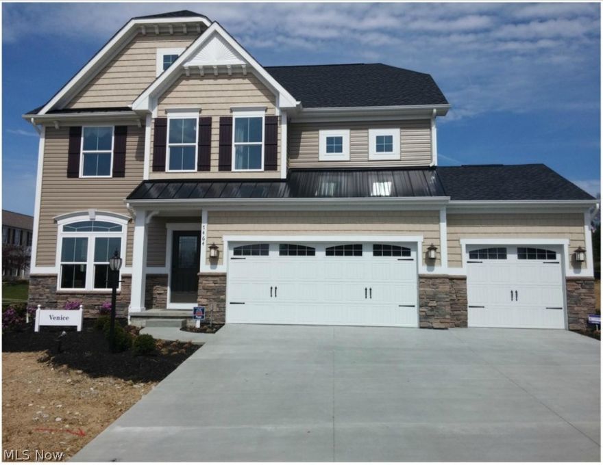 A unique opportunity is now available purchase the new model home at Emerald Estates!  Buy now, lease back for positive cash flow, sell or move-in later!  This model home is loaded and is at a discounted price of only $319,990!  Some of the luxury features include upgraded cottage elevation, flooring package, deluxe owner’s bath, granite countertops, gourmet island, stainless double wall oven layout, stone fireplace, morning room, full finished basement, 3-car garage, and so much more!  Our decorating features also come with the model home including exterior lighting, decorating, window treatments, custom paint, upgraded landscaping, patio, sprinkler system, and security system.  For more information regarding this model at Emerald Estates.