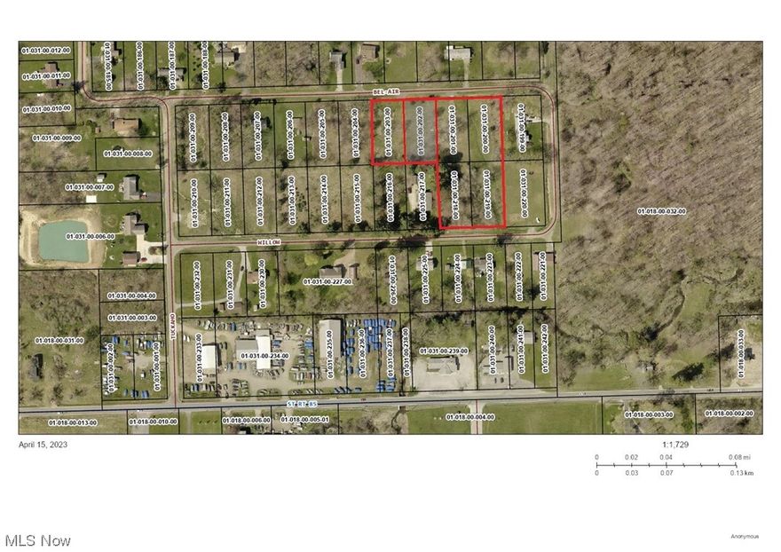 Six parcels totaling 2.75 acres. These lots are very close to Pymatuning Lake in Pymatuning Acres, aka Tuckahoe Allotment, a neighborhood tucked in off the main road but close to everything Pymatuning Lake area has to offer. Don't miss this opportunity to make this your homesite to build a home exactly as you like!  Roads are maintained by Andover Township. Well and septic will be required.  Additional parcel # 010310021900