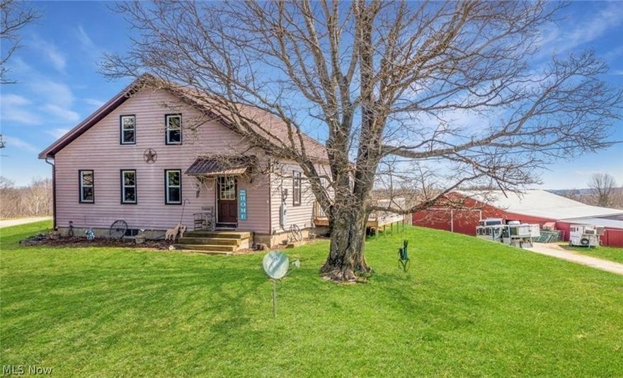 Have horses? Here is the perfect mini ranch for you. Three bedroom, 1 bath country home with upgraded kitchen. 7 stall horse barn with indoor arena and nice tack room. City water at the house and barn. Only minutes from McConnelsville.  Jesse Owens State Park is only 5 miles away.  AEP recreation land with public hunting, fishing and great horse back riding area is also only 5 miles. Only minutes from the Wilds and 20 miles from Zanesville. The reason for the quick resale is that the seller must sell in order to move to take care of a sick family member.