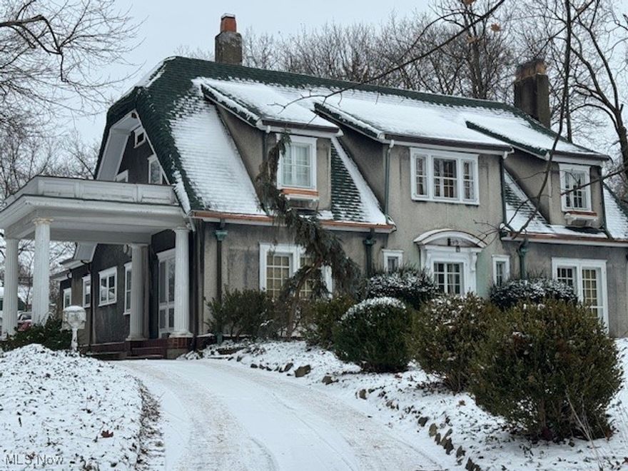 One of Salem's beautiful historic homes.  Built in 1918.  Fantastic historic stone wall and pillared entrance will begin your journey!    Gracious foyer with sweeping staircase.  16  x 32 living room.  Unbelievable library with original paneled walls, built-in bookcases and fireplace.  5 bedrooms, 3 1/2 baths.  3 car garage. Surrounded by other historic homes in the largest historic residential district in Ohio!  Please, please call today.  We don't want you to miss out on this opportunity.