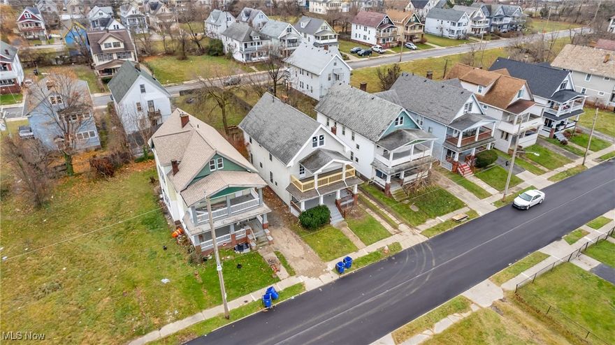 Large and updated cash cow in the Glenville neighborhood! Roomy two bedroom units with large living and dining rooms make this a great option for investors and home buyers who want to live in one unit and rent the other. Each unit features updated kitchens and bath, freshly painted rooms whilst preserving the natural woodwork through out, new carpet and large porches for relaxing or entertaining.