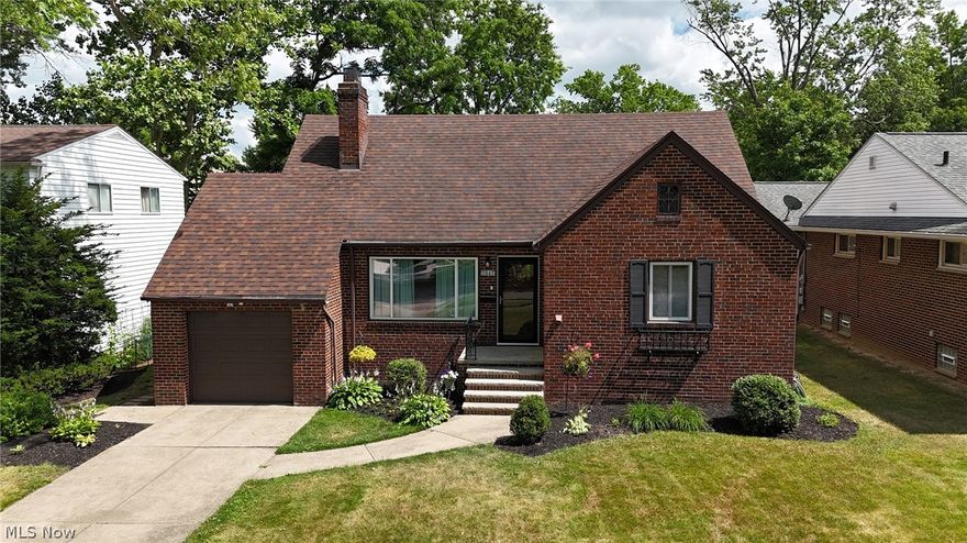 Welcome to 5845 Flower Dr., Parma Heights, OH 44130! This charming all-brick Western Bungalow offers a perfect blend of modern updates and timeless elegance. Nestled in a peaceful neighborhood, this home boasts a variety of recent upgrades and is in move-in condition.

Key features include:

Eat-in Kitchen & Formal Dining Room: Enjoy meals in the cozy eat-in kitchen or entertain guests in the formal dining room.
Spacious Living Room: Large living room with a wood-burning fireplace adorned with marble trim, perfect for cozy evenings.
Modern Appliances: All appliances stay, including a new dishwasher (2023), and a dryer (2024), as well as a washer and dryer.
Recent Upgrades: Newer furnace and central air (2021), hot water tank (2023), updated windows, carpet, garage door, and garage door opener.
Natural Wood Floors: Beautiful natural wood floors add warmth and charm throughout the home.
Convenient Layout: The upstairs bedroom features a half bath, while downstairs bedrooms have a full bath with a tub and a separate shower.
Elegant Details: Marble window sills add a touch of sophistication throughout the home.
Park-Like Setting: The property overlooks a serene park setting, providing a beautiful and peaceful view.
Attached Garage: Attached garage with electric and water access for added convenience.
This home is light, airy, and ready for you to move in! Don’t miss out on this beautifully maintained property in a desirable Parma Heights location. Schedule your showing today!