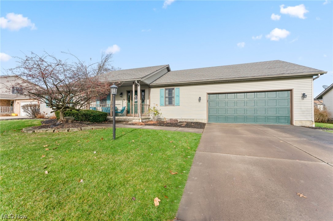 Gorgeous 3 bedroom ranch home located on Beacon Drive in Austintown. Come on in! Take a load off and enjoy the sun from the comfort of the covered front porch . Head inside into a welcoming entrance way. Beautiful open floor plan. Oak cabinets in the kitchen with adjacent dining room space perfect for fresh home cooked meals. Sit alone or with friends next to a roaring brick fireplace in the family room on cold winter evenings. This house has 3 bathrooms. The master bathroom is just off of the master bedroom. The master bedroom also features a large walk-in closet. All bedrooms have carpeted floors. Full basement allowing for plenty of storage. 2 car attached garage. Sit outdoors on the luxurious deck overlooking the vibrant backyard and surrounding 6 foot vinyl privacy Fence The shed it’s on a concrete pad and it’s has electric. This lovely ranch home has it all! Don’t miss your chance to call today!