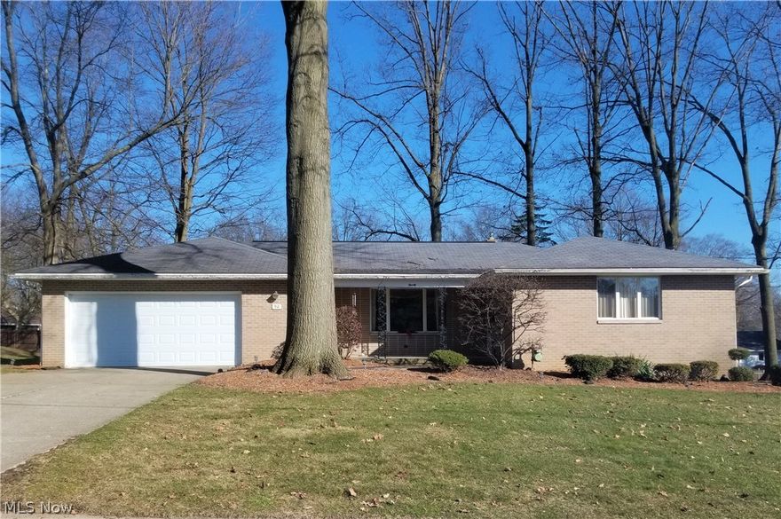 Large rooms in this 3 bedroom, 1.5 bath, brick ranch home of over 1600 square feet. The convenient 1st floor laundry will save you steps and knees. There are two finished rec rooms in the basement giving you even more living space and possibilities. An oversized two car attached garage with basement entrance. Nice covered front porch, rear concrete patio for outdoor living.