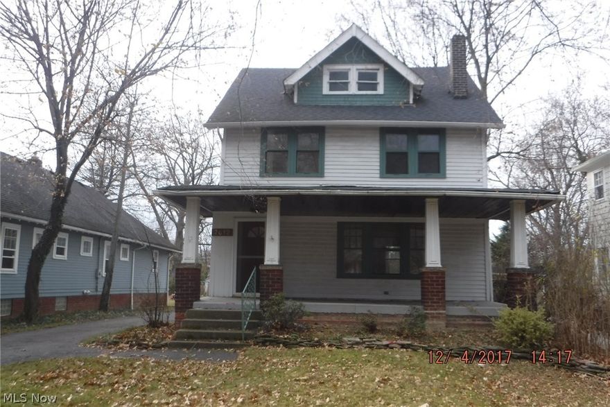 Three bedroom Colonial home with a front porch, back deck and hard wood floors throughout! This home has a fully loaded kitchen ready to entertain cook fabulous meals for friends and family and tons of cabinet storage!  There is a full basement and newer two car garage. Don't miss this one! **Property is HUD owned and is being sold "As-Is" without any guarantee or warranty by seller. It is FHA "IE" which means it can be FHA financed (Insured with $2,800 Escrow). Please visit SageAcq and HudHomeStore websites for more info and property disclosure data (like LBP, PCR, Radon, Mold, etc)! **Note: Buyer to assume any and all Point of Sale (POS) violations. If seller does not reimburse listing brokerage for cost of POS then buyer will do so as part of closing