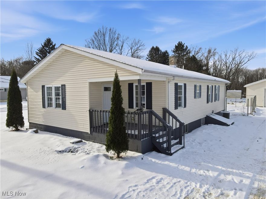 Location is the key—and this one has it all! This gorgeous, completely remodeled 3-bedroom, 2-full-bath ranch offers the perfect blend of modern comfort and everyday functionality. Step into the stunning great room featuring a chef’s dream kitchen with all-new cabinetry, appliances, and a large island—perfect for entertaining or family gatherings.

The spacious primary suite includes a private master bath, while two additional bedrooms provide flexibility for guests, an office, or growing families. Enjoy the convenience of first-floor laundry and additional living space in the finished family room in the basement, ideal for movie nights, a home gym, or game room.

Outside, the fenced-in yard is perfect for kids, pets, or summer get-togethers. A true standout feature is the mechanic’s dream 4-car outbuilding, complete with a cement floor, electric, and a car lift—a rare find!

All of this is just minutes from Lake Erie, Geneva-on-the-Lake, and over 30 local wineries, offering endless recreation, dining, and entertainment. This move-in-ready home checks every box—don’t miss it!