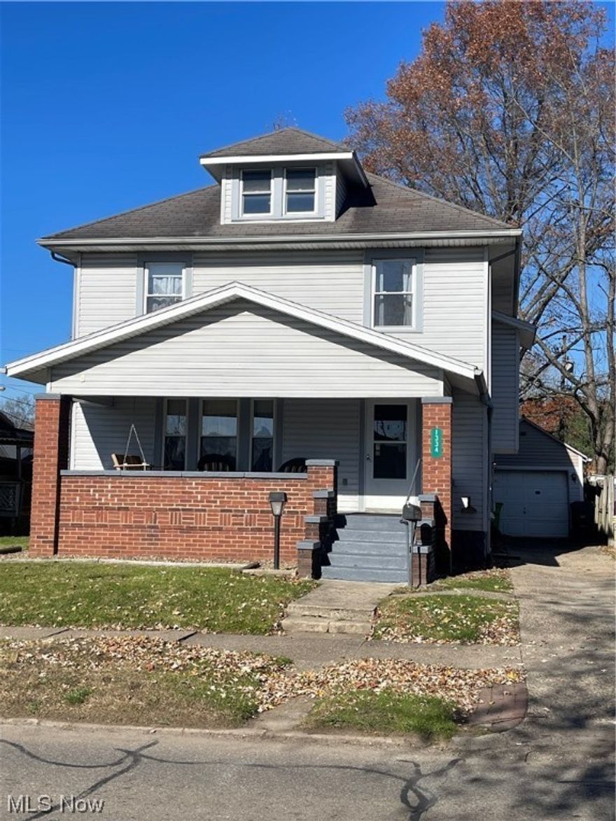 Immediate possession of this newly listed 3-bedroom home in the heart of Coshocton. This well-maintained home features a very nice front porch to sit and enjoy friends and family as you talk about your day. You will find beautiful hardwood floors, woodwork, and all new windows. The first floor includes a large living room and a dining room off the kitchen. The freshly painted basement is perfect for storage, additional living space and laundry needs. Out back you will find a large fenced-in back yard perfect for entertaining, pets and family get togethers with plenty of additional parking to go with your detached garage. Call a licensed agent for your private showing.