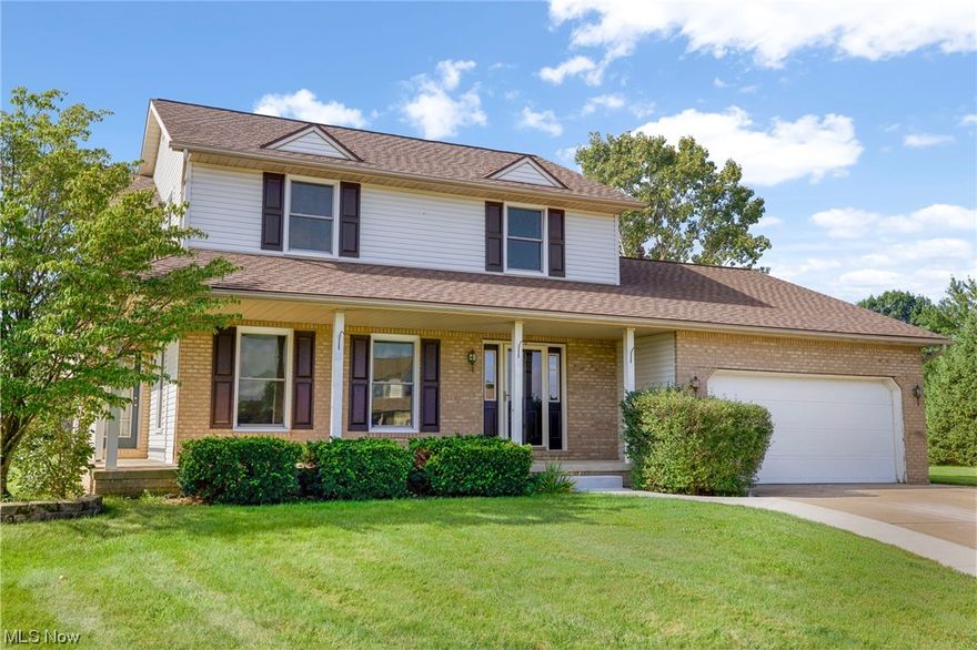 FAMILY LIFE THRIVES In This Home With Wrap Around Porch Located On Cul-De-Sac. First Floor Offers Sunken Family Room Plus A Living Room That Would Make Great Home Office, Laundry, Kitchen and 1/2 Bath. Lower Level Offers Rec room with Fireplace- Vent Free Gas Logs w/Remote and Another 1/2 Bath.
Upstairs Has Master Bedroom and Private Bath with Awesome Tiled Shower and Huge Walk In Closet, Two Other Bedrooms and Full Bath. 
A Careful Buyers Dream....