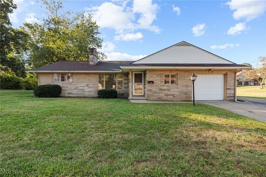 Welcome to 3038 20th St NW, a well-cared-for home set on a spacious corner lot with two parcels in Plain Township, Plain Local Schools. The mostly brick exterior is paired with newer roofs on the house and shed (2017) and a newer garage door (2012), giving lasting peace of mind. Inside, the inviting living room features a cozy woodburning fireplace, while the kitchen offers plenty of storage with its convenient pantry and fresh paint (Oct. 2025). The first-floor laundry, with both gas and electric hookups, adds everyday ease. Step into the enclosed rear porch with its ceiling fan and light - perfect for enjoying a quiet morning beverage or evening breeze. All three bedrooms are complete with ceiling fans and lights, and the bathroom features a stand-up shower, heat lamp, and a modern refresh with new paint. Major systems have been thoughtfully updated, including a Plus 95 Armstrong Furnace and 2-ton AC (2012), new electrical panel and wiring (2012), and a cleaned septic system (2018). Schedule your showing today!
