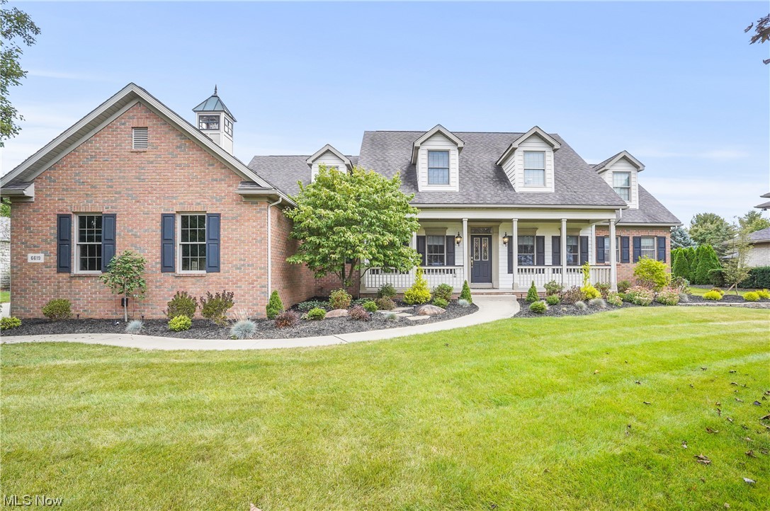 This elegant, single family home is perfectly situated in the Estates of Glenmoor. The Estates of Glenmoor is a gated residential community surrounding a Jack Nicklaus Signature golf course and country club. A private entrance, and thoughtfully landscaped grounds invite you into this lovely home. Upon entering, you are warmly greeted by new wood floors, fresh paint, and an elegant study which showcases timeless wood finishes. A sophisticated, yet comfortable dining room with tray ceilings is perfect for family gatherings. Adjacent to the dining room is a spacious, and open family room which boasts amazing 17' foot ceilings. A beautifully tiled gas fireplace and classic built-ins are the focal of the space. Meticulous attention to detail is presented in the eat-in kitchen with granite countertops, a stunning customized backsplash, and brand-name appliances. The six burner gas stove is a chef's dream. Also, on the main floor is the oversized primary bedroom with a lovely sitting area overlooking the golf-course. A walk-in closet, and spa-like en-suite complete the primary suite. Upstairs you will find 3 very spacious bedrooms. The first bedroom uniquely hosts an en-suite as well. Two more bedrooms with a jack and jill bathroom finish up the second level. An unfinished basement with 12' ceilings and full bathroom is a blank canvas for your imagination. Three covered outdoor spaces overlook the many beautiful sceneries including the coveted first tee.