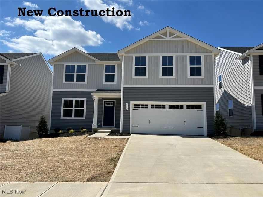This stunning 4 bedroom, 2.5 bathroom along with a loft for extra space and a first floor flex space for play rooms offices and more. The Elder home in Norton is everything you've been dreaming of! You'll love the amazing walkout basement - plumbed for a future bathroom when you're ready to finish - with views of the community pond! A composite deck is also included! Your gourmet kitchen includes quartz countertops, stainless steel appliances with a gas range, and LVP flooring. Call to schedule a showing today!