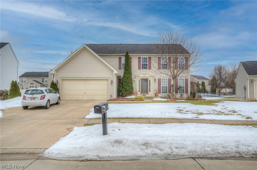 Welcome Home to this four bedroom, three full bathroom home, located in Amherst School District. This gorgeous home has sitting room, dining room, large open kitchen, a back dining/sitting area, a spacious living room, laundry room, half bathroom and a separate office all on the first floor. Upstairs you will find three large bedrooms and a beautiful owner's suite at the end of the hallway. The owner's suite is bright with a walk-in closet and a bathroom that has a jacuzzi tub and a stand up shower. It has two sinks, and a door for the commode for some extra privacy. The bedrooms all have spacious closets and their shared bathroom in the hallway.The basement is a finished masterpiece, with a nature stone floor. The third full bathroom is located here with an even bigger jacuzzi tub. It also features a fifth bonus room, that could be converted to an office or a guest suite. The basement also has two back storage rooms, one with the utility appliances and one that has extra shelving. Las