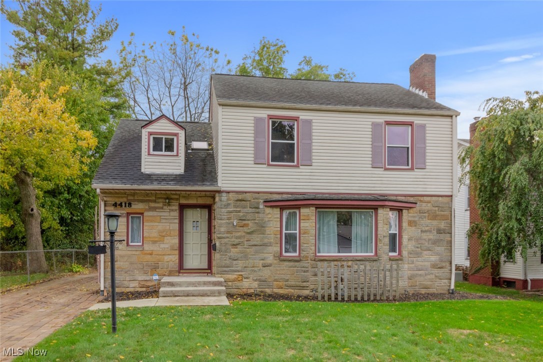 Welcome home to this charming, character-filled Colonial in the heart of Perry Township, located in the highly sought-after West Manor Allotment in Perry Local Schools! This spacious home offers timeless appeal, a versatile layout, and the bonus of an oversized detached garage with workshop waiting out back. Step inside the front entry foyer with lighted guest closet to find a bright living room featuring a wood-burning fireplace and a large bay window that fills the space with natural light. A separate family room adds even more room to relax or entertain, and the formal dining area provides a great space for gatherings. The kitchen is generous in size, offering ample storage and all appliances included—ready for you to personalize and make your own! A convenient 1/2 bath completes the first level. Upstairs, you’ll find four bedrooms, each with its own charm, a nicely updated main bath that was remodeled (2023), hallway linen built-ins and pull down attic with stairs for even more storage. One bedroom features special built-ins, double closets and a skylight that make this room truly distinctive - anyone would have fun making this room their own space! A classic paver block driveway leads you to the oversized two-car garage with workshop, which is definitely a standout feature, and is ideal for hobbies, projects, or extra storage with attic space and heat and water available. An additional concrete parking pad provides added convenience for parking. Vinyl windows throughout and new furnace (2024) and central air conditioning (2024). The large unfinished basement offers laundry and newer vented glass block windows. Centrally located near major expressways, shopping, and amenities, this home blends space, character, and convenience. Vacant and ready for immediate occupancy. You can call this house home just in time for the holidays - so schedule your showing today before it is gone!