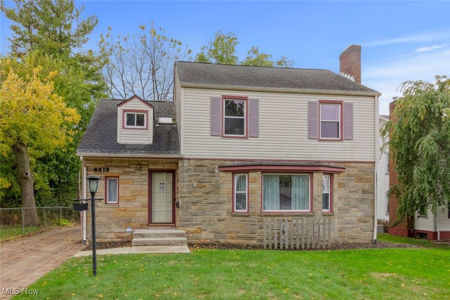 Welcome home to this charming, character-filled Colonial in the heart of Perry Township, located in the highly sought-after West Manor Allotment in Perry Local Schools! This spacious home offers timeless appeal, a versatile layout, and the bonus of an oversized detached garage with workshop waiting out back. Step inside the front entry foyer with lighted guest closet to find a bright living room featuring a wood-burning fireplace and a large bay window that fills the space with natural light. A separate family room adds even more room to relax or entertain, and the formal dining area provides a great space for gatherings. The kitchen is generous in size, offering ample storage and all appliances included—ready for you to personalize and make your own! A convenient 1/2 bath completes the first level. Upstairs, you’ll find four bedrooms, each with its own charm, a nicely updated main bath that was remodeled (2023), hallway linen built-ins and pull down attic with stairs for even more storage. One bedroom features special built-ins, double closets and a skylight that make this room truly distinctive - anyone would have fun making this room their own space! A classic paver block driveway leads you to the oversized two-car garage with workshop, which is definitely a standout feature, and is ideal for hobbies, projects, or extra storage with attic space and heat and water available. An additional concrete parking pad provides added convenience for parking. Vinyl windows throughout and new furnace (2024) and central air conditioning (2024). The large unfinished basement offers laundry and newer vented glass block windows. Centrally located near major expressways, shopping, and amenities, this home blends space, character, and convenience. Vacant and ready for immediate occupancy. You can call this house home just in time for the holidays - so schedule your showing today before it is gone!