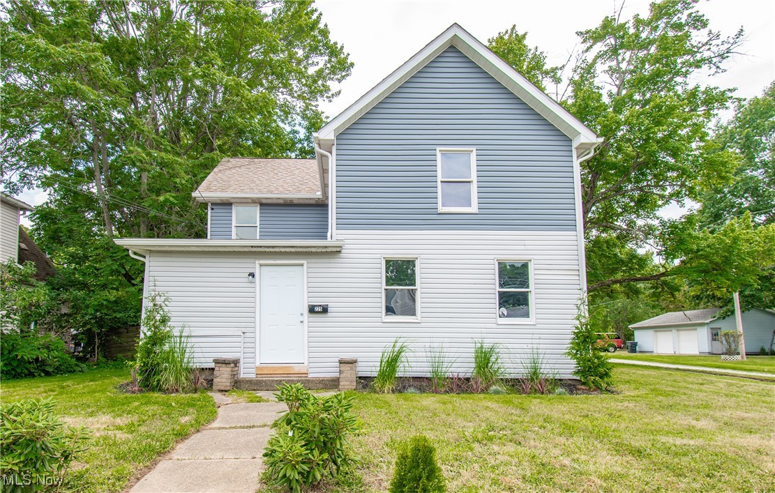 Welcome to this beautifully renovated 4-bedroom, 2-bathroom home where modern updates meet timeless colonial charm. Completely remodeled in 2025 every detail has been thoughtfully updated, from the brand-new roof, windows, and siding to the all-new furnace, A/C, electrical panel, outlets, and light fixtures. Inside, you'll find beautiful new flooring throughout and a completely renovated kitchen featuring sleek cabinetry, all-new appliances, and an open layout perfect for entertaining. The first floor boasts a spacious entryway that flows seamlessly into the open-concept living and kitchen area, along with a convenient first-floor bedroom and two full bathrooms, one of which includes first-floor laundry. Upstairs, you'll find three generously sized bedrooms and an oversized hallway landing that offers great potential as a loft, office, or reading nook. Step outside to enjoy a newly added gravel driveway, an attached carport, and a wooden patio perfect for relaxing or hosting guests. Located just minutes from downtown Wadsworth and close to shopping and amenities, this home combines modern comfort with timeless style in an ideal location. Don't miss your chance to make it yours!