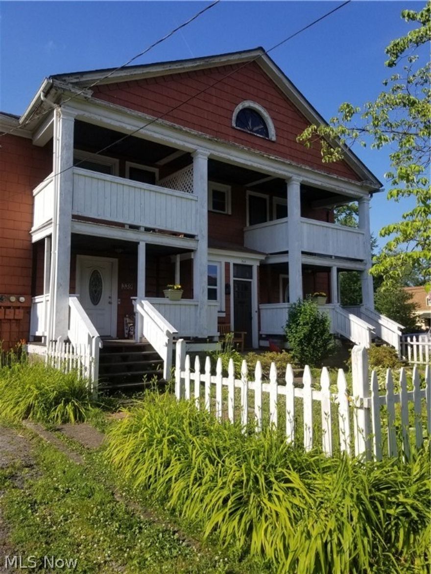 Built in 1928 as original 4-plex, with block wall between sides for noise reduction, this very nicely updated multi-generational home is "half done" & ready for completion by new owner. On one side, there is a 1st floor 1 bedroom w/utility room (washer & dryer hookups), shared patio, front porch; a 2nd floor 2 bedroom w/private covered porch - these apartments are beautifully updated & ready for new tenants. The other side of building is being redone as a townhouse, with 1 bedroom on the 1st floor & 2 bedrooms on 2nd floor, kitchen has new Kraftmaid cabinets, new dishwasher & sink (yet to be installed) & microwave, a utility room, a 2nd floor private covered porch & 1st floor shared patio - but there is work not yet completed, including kitchen & bathrooms. This townhouse could easily be converted back into 2 apartments if new owner preferred. Updates: new vinyl screened windows w/blinds, vented glass block windows in basement, new roof 2017, new blown-in insulation 2020, newly painted