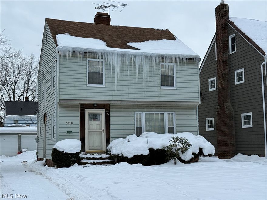 A smart investment, the home is solid, needs updating. Spacious throughout.  Hardwood floors, newer windows, balcony and enclosed porch on the rear of the house.  Priced to sell, won't last long, being sold as is!
