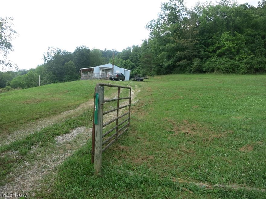 Two bedroom house on approx. 1.5 acres, to be surveyed, well, septic, storage bldg. Built 2002.