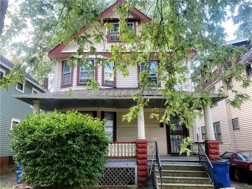 This investment property is 1454 sqft of charm and natural light.  3 bedrooms with several additions that will make it all feel like home.  Upper deck, spacious back yard, oversized bathroom, large rooms and lots of storage space with a built in breakfast nook and upgraded electrical.  Needs some TLC and work to restore it to its former glory, but it definitely worth it.