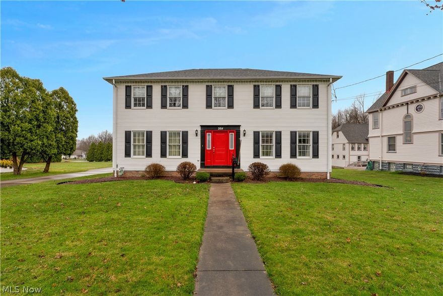 Your family will love living in the highly sought-after Canfield School District, with the convenience of being within walking distance to the Village Green, library, high school, and middle school. Many updates have already been completed for you. The fully renovated master bathroom features an extra-large walk-in shower, granite countertops, counter-height cabinetry, updated lighting, a comfort-height commode, and ceramic tile flooring. The main full bath has also been updated with a tub/shower unit, granite countertop vanity, new lighting, comfort-height commode, and ceramic tile floor. The home has been freshly painted and includes new carpet in the bedrooms and spacious living room. The kitchen offers a brand-new stove and refrigerator, and the microwave (purchased but not yet installed) will also remain.   The formal dining room showcases beautiful crown moulding and durable LVT flooring. A dedicated first-floor office with LVT flooring provides the perfect work-from-home space. Cabinetry for the office is currently stored in the basement and can easily be reinstalled if desired. The updated laundry room includes a brand-new washer and dryer, newer cabinetry, functional decorative storage baskets, and a stationary tub. The large living room is ideal for entertaining and opens directly onto a deck overlooking the park-like backyard, creating a perfect space to relax or host gatherings. Additional updates include newer interior and exterior lighting, shutters, and a newly insulated front door for improved energy efficiency. Nice sized garage and driveway has the ability to be used as turn around seller was considering adding a 2nd garage off back of driveway. The hot water tank was replaced on November 4, 2025, and the roof shingles and central air system were updated approximately five years ago according to past owner.