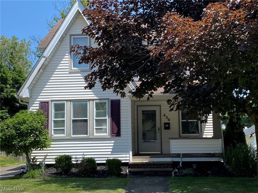 Welcome to 436 Werstler Ave NW.  Great location near Dogwood Park, North Canton schools, freeway access.  Living room features gas fireplace as well as crown molding.  Eat-in kitchen with cozy breakfast nook and garden window. Nice size dining room.  Two nice size bedrooms on the 2nd floor.  The 480 square foot finished basement has also been used as a 3rd bedroom. Includes full bathroom, laundry area, built-in cabinets, counter and sink. Abundance of storage space, glass block windows. Two screened in 3 season rooms, one at rear of the house, 10x10, another alongside garage, 10 x 15, w/electric and ceiling fan.  Both with indoor/outdoor carpeting and sliding glass doors.  Also, 14x24 wooden shed with loft, electric, concrete floor and covered entryway. 26x23 insulated 2.5 car garage with gas hookup and separate electric panel. Air conditioner 2023, roof 2010.  Radon mitigation installed. Home has 200 amp service.