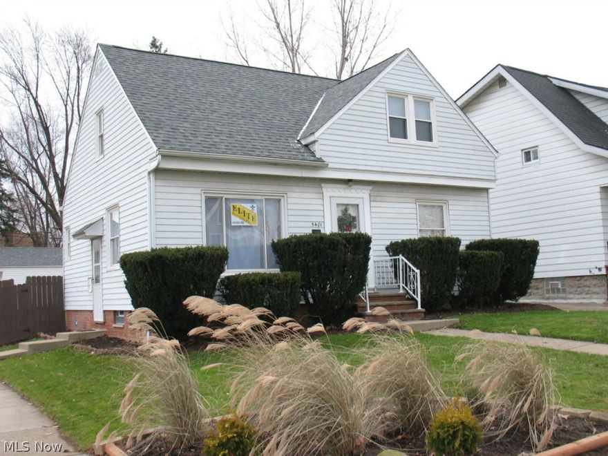 Parma home featuring neutral décor freshly painted throughout. Move-in ready! NEW Roof. Features 3 bedrooms; 2 first floor bedrooms, one 2nd floor bedroom with plenty of storage. Large dormer making it a perfect spot for a Master bedroom retreat, teen suite, office space computer niche, or playroom. NEW carpet throughout, NEW bathroom, updated kitchen with NEW counter-top and back splash. Inspected plumbing and furnace. Finished basement Rec. room with built in bar, NEW glass block security windows. Manageable yard with backyard wooden privacy fence. One (1) car garage and parking pad area for boat or RV. Show anytime!