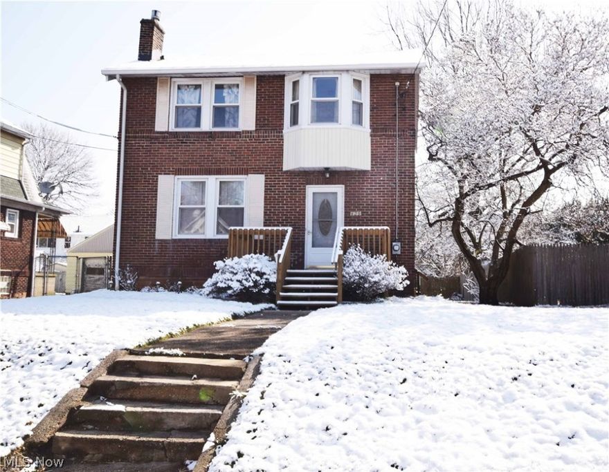 Come check out this remarkably well maintained brick colonial in Goodyear Hts.  This home offers 3 bedrooms and 2 full baths.  The master has his and her closets and the other 2 rooms have spacious closets.  Warm up in the living room on those cold nights next to the fireplace.  The kitchen is open to the formal dining room and there is also space for bar stools for counter eating.  Nice size back yard too!!  Comes with America's Preferred Home Warranty! Come see this house before it's too late! Call TODAY to schedule your private tour!