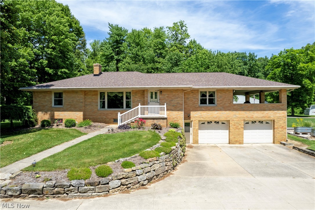 REAL ESTATE: This home was built in 1964 and is a 3-bedroom brick home. Main floor has the kitchen/dining area, living room, 3 bedrooms, and enclosed family room. Lower level has the 2-car garage that enters into a family room, laundry room and utility room. Home has central air and the propane furnace is 2 yrs. old. Home is in very good condition.
The property was the original home of a family auto body business. The property reflects that. The first of the 3 buildings is what was used for the office. It is 672 sq. ft. and has several offices within and heated with electric heat. The main building totals approx. 9,600 sq. ft. It is divided into 4 areas and with a second floor in part of it. Building has 3 phase electric, propane heat, 2 sections even have central air – a really great building. The back building has approx. 2,586 sq. ft. with another 700 ft addition open to the south. This building was used mainly for a personal shop area. The 3 buildings have a separate water well and commercial septic system. Majority of the area between the buildings is cemented for parking. An unbelievable set of buildings and great home selling at Absolute Auction. Chippewa Township comes with zoning and the Nagy’s operated with a variance. That variance does not transfer with the property.
TERMS: Property sells at Absolute Auction. No minimums. No Reserves. No financing contingencies. Also, No Buyer’s Premium. We require a 10% non-refundable down payment of the contract price due the day of auction with the balance due at closing in approx. 45 days. Taxes currently are based on the commercial variance and are $9,456.66 per year. They will be prorated on that basis. Seller will split the cost of an owner’s title ins. policy. Announcements sale day take precedence over printed material.