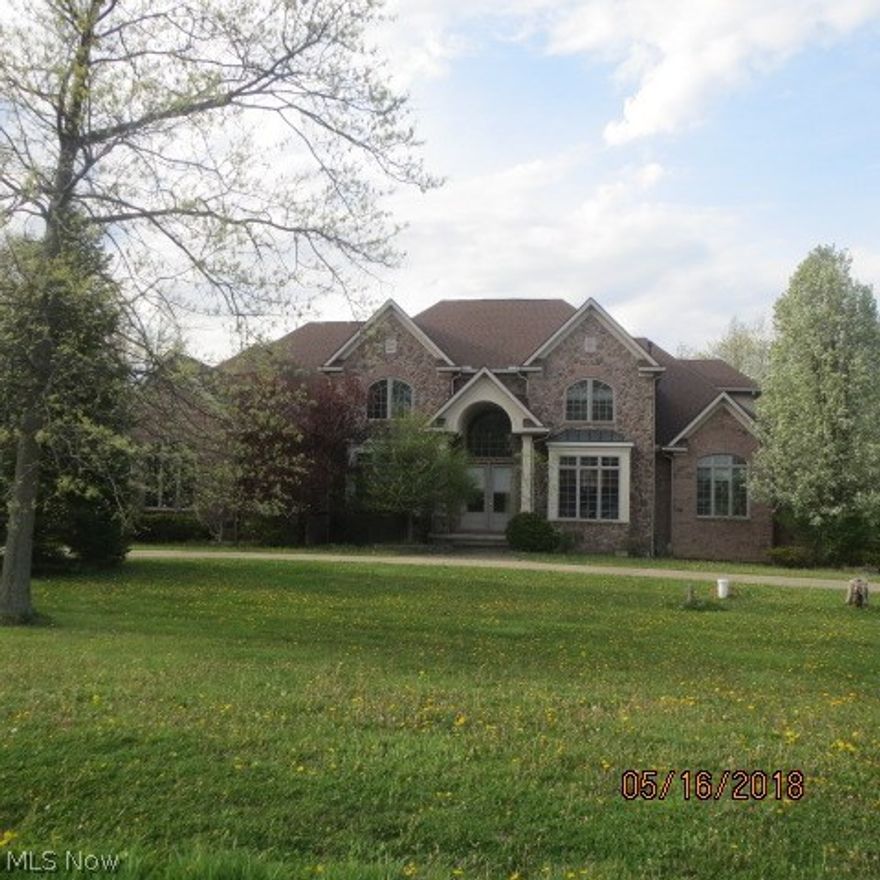 This home sits on a private 2.09 acres! Large 4 bedroom 4 full bath home has 3 fireplaces, study, walk in pantry and full basement. Beautiful patio area overlooks serene rear yard. Home needs a new kitchen and basement needs refinished. Easy to show! There is mold in the basement. Enter at your own risk. There are no disclosures.
