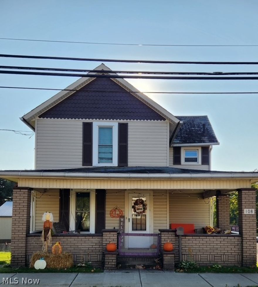 Welcome to this inviting 3-bedroom, 1-bath home perfectly located in the heart of downtown Minerva! Nestled in the Minerva Local School District, this property offers classic small-town charm, modern outdoor living, and fantastic convenience for families and buyers seeking the best of Northeast Ohio.
This lovely home features spacious, light-filled rooms with plenty of character and room to make it your own. The main level includes a comfortable living room, dining area, and eat-in kitchen, while the upstairs provides three generous bedrooms and a full bathroom.
The standout feature is the fantastic above-ground pool with a brand-new deck, your private backyard retreat! What makes this even better is the convenient walkout basement that leads directly out to the pool area. This seamless access makes it incredibly easy to entertain, supervise kids swimming, or simply step outside for a refreshing dip on hot summer days. 
Location! Location! Location! You're just steps away from:
- Minerva's charming shops, restaurants, and local events
- Beautiful murals, parks, and community festivals
- Easy access to US Route 30 (Lincoln Highway) for quick commutes to Canton, Massillon, Alliance, and beyond
Whether you're looking for your first home, a move-up property, or an investment with strong appeal, this home delivers! 108 Murray Ave is move-in ready and priced to sell quickly. 
Ready to make a splash? ?Schedule your private showing today!