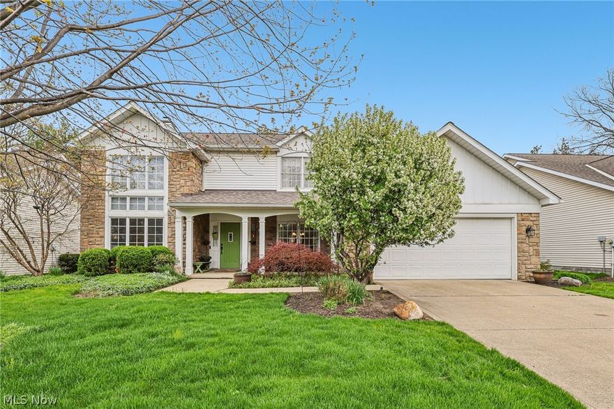 Thoughtfully designed 3-bedroom, 2.5-bath home in Bratenahl featuring pond views, abundant natural light, and a low-maintenance lifestyle. Enjoy relaxing on the front porch overlooking the water, casual dining in the kitchen with views of nature, and natural light throughout, highlighted by large living room windows. The updated kitchen features generous storage, a functional layout, and convenient access from the attached garage, making everyday living and entertaining easy. Beautiful flooring and thoughtful design create a warm, comfortable atmosphere. The location offers convenient access to nearby lakefront areas, Metro parks, University Circle, downtown Cleveland, and major highways. The HOA supports easy, worry-free living, including lawn care and snow removal, helping maintain a consistent and well-kept community appearance. A unique opportunity to enjoy comfort, convenience, and pond views in Bratenahl Village.