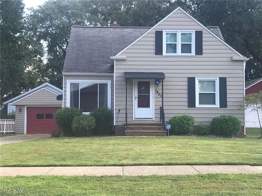 Move right in to this charming Parma 3 bed, 2 bath Cape Cod! This house has been freshly painted from top to bottom in neutral colors and is ready for someone to call it home! First floor features living room with adorable built-in bookshelves & huge picture window allowing for tons of natural light, kitchen w/ stainless steel appliances (all stay!), dining room w/ door leading to deck & fenced-in backyard, 2 nice sized bedrooms, and a full bath. Upstairs is a huge master bedroom with tons of built-in storage! Basement is features a huge finished rec room, plus laundry (washer & dryer both stay) and full bath (half on one side, half on the other). Basement has been completely waterproofed. Newer windows throughout entire house. Brand new carpet installed in the basement. Conveniently located in the heart of Parma. You’ll want to see this one soon!