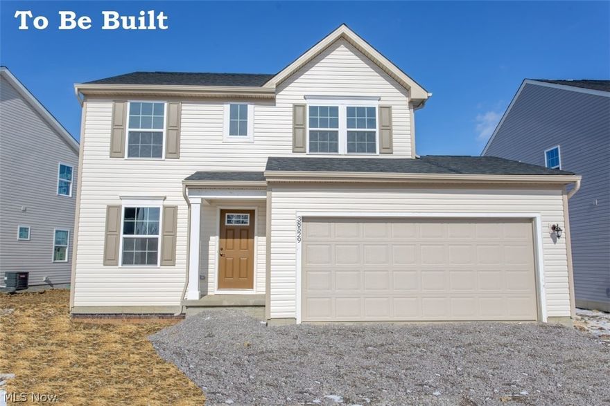 The most affordable new home in the fastest growing community in Willoughby! This floorplan is cozy and efficient with an open layout and new home warranties. The kitchen features maple espresso cabinets, LVP flooring, stainless steel appliances and recessed lighting. First floor laundry, a powder room and a two car attached garage add convenience to everyday living. Upstairs are 3 bedrooms and 2 full bathrooms. The owner’s suite has a large walk in closet and a private bathroom. A full, unfinished basement is included- perfect for storage or to finish down the road! Home to be built. Pictures for illustration purpose only.