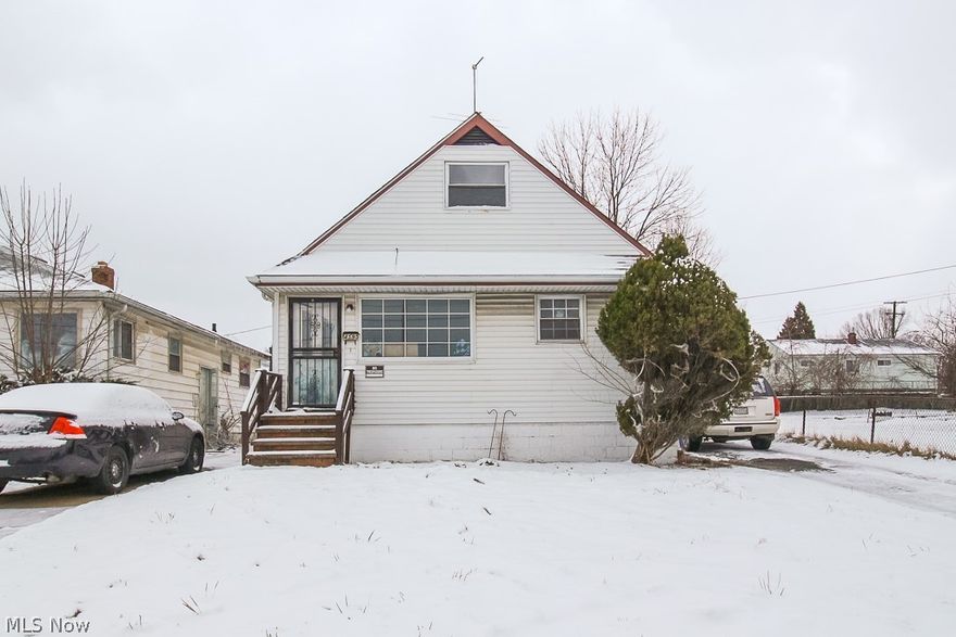 Single family investment property. Cape cod home with 3 bedrooms, 1 bathroom, full basement. Owner is selling as-is and won't be making any repairs.