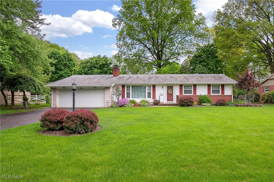 Nice brick Ranch on Bevington St! You'll walk in the front door to the living room that is very welcoming and has a ton of natural light shining in. The main level also offers three bedrooms, one full bathroom, one half bathroom, a dining area and a clean kitchen with a lot of cupboard and counter space. From the kitchen you can go out to the covered back patio area, enter the 2 car garage or head to the lower level. The lower level features a sizable finished area complete with a fireplace and a huge unfinished area for storage. Laundry on the main level or option to go back to the basement area. Grand opportunity to add personal touches/updates and move on in! Call for a private showing now!
