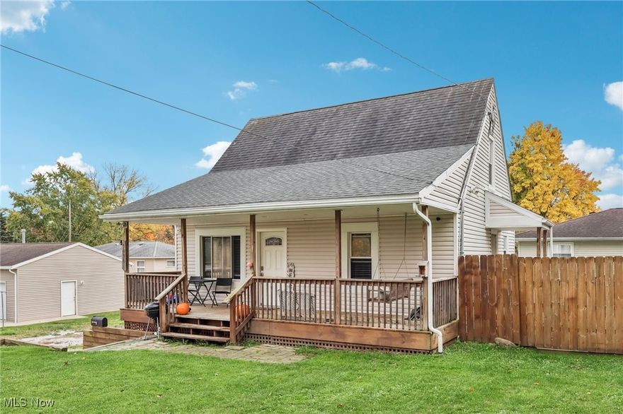 Welcome to 3096 Forest Park Blvd, Akron, OH! This is an incredible opportunity to own a delightful home located just minutes from Cuyahoga Valley National Park. As you approach, you'll be greeted by the inviting wooden front porch. Step inside to discover a layout featuring 2-3 bedrooms, 2 bathrooms, and 980 square feet of above-ground space, along with an additional 980 square feet of partially finished space below, giving you nearly 2,000 square feet of living area. The spacious living room welcomes you with an abundance of natural light and a freshly painted interior. Planning a dinner party? The large kitchen, fully equipped with stainless steel appliances and a brand-new range oven, is perfect for preparing your favorite dishes. Each bedroom provides convenient access to a full bathroom, and a washer and dryer are thoughtfully tucked away on the second floor. When the warm weather returns, let your furry friends enjoy the expansive, fenced-in yard! If you're searching for the ideal home, this is it! Contact our office today to arrange a private showing or to submit an offer!