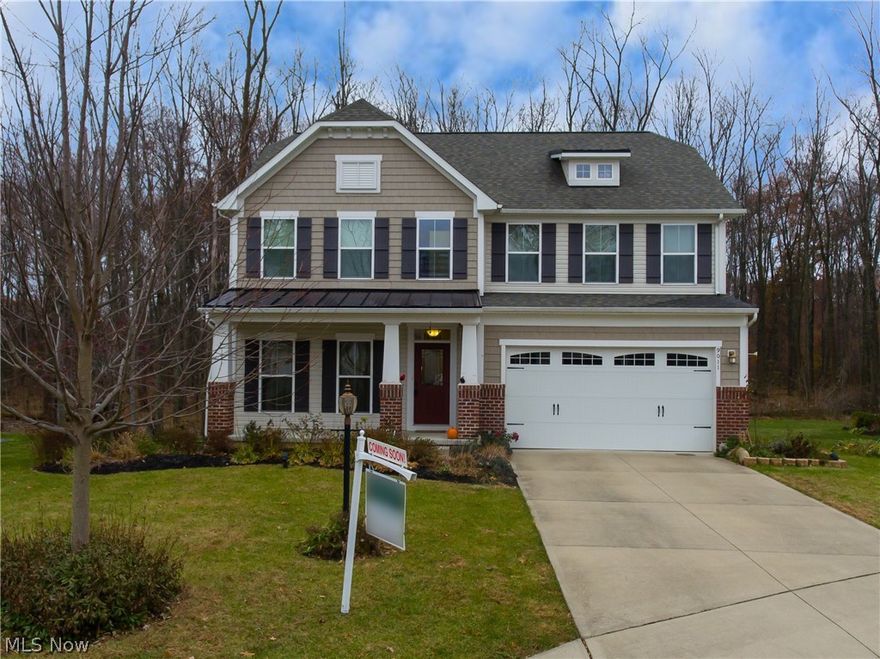 Say hello to your Dream Home! This formal model home has everything you can ask for - hardwood floors, granite countertops, a large morning room that leads out onto a giant composite deck overlooking a protected wetland all on a private cul-de-sac!!! Enjoy your mornings drinking coffee on the large front porch or bird watching off the back deck! Each of the 3 bedrooms is spacious, especially the owner's suite which boasts a large walk-in closet and en suite spa-like bath for those time when you need to just get away from it all! The first floor is very open concept, with a 2-story great room (includes a 4' extension), large upgraded kitchen with upgraded cabinets and large island - you are not going to run out of counter space here! On top of it, you have a full unfinished basement that you can turn into your ultimate recreational retreat, extra guestroom, home theater, limitless possibilities. Don't miss out on being part of this cohesive community with access to a public pool, playgr