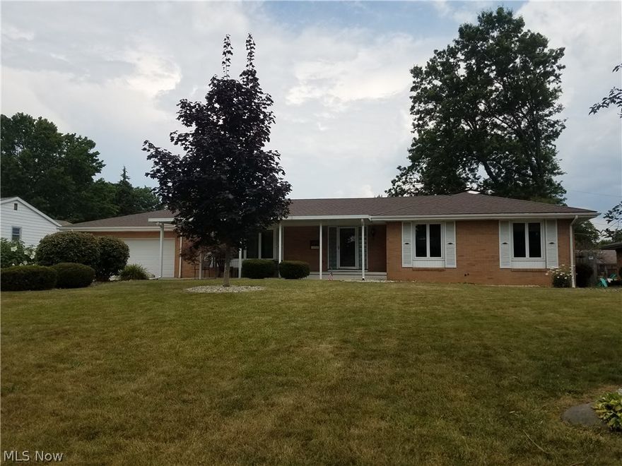 Looking for space for that growing family, then look no further.  This 3 bedroom, 2.5 bath brick ranch in Austintown is the one for you.  It offer over 1850 square feet of quality living space. From the moment you walk into home you can tell it has been well cared for. Nothing needs done as the roof, gutters, downspouts and AC are all new.  The kitchen and both full baths are newer and done tastefully.  This gem boasts a master suite with plenty of closet space.  The fully fenced back yard was designed for parties and large gatherings.  The enclosed porch has a wood burner for four season fun. The back patio has a great hot tub and a permanent gas grill.  There is plenty of space for games and a garden. It has 2 sheds; one is large enough to turn into a man cave or party house and the other is plenty big to store all your tools.  The full basement has plenty of space for a play area, office or additional bedrooms.