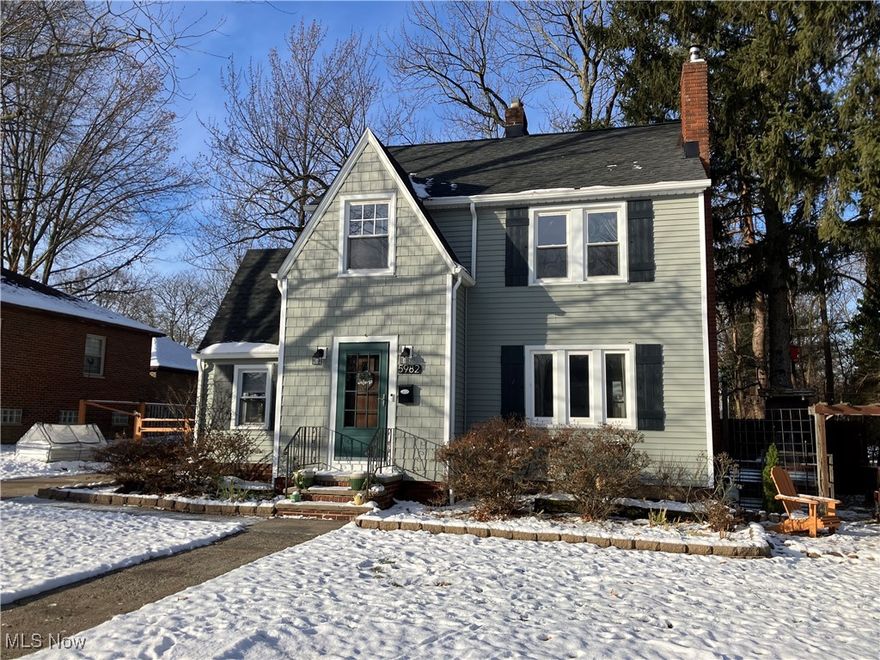 Parma Heights Colonial. Upgraded throughout. Three doors down from the Metroparks! Nice quiet neighborhood. Great home for entertaining! Close to downtown, parks, museums, shops, and hospitals. Beautiful fenced in yard with perennial flowers. Large porch and deck off the back. Roof and siding new in 2023. Hardwood floors. Walk-up attic. Partially finished basement.